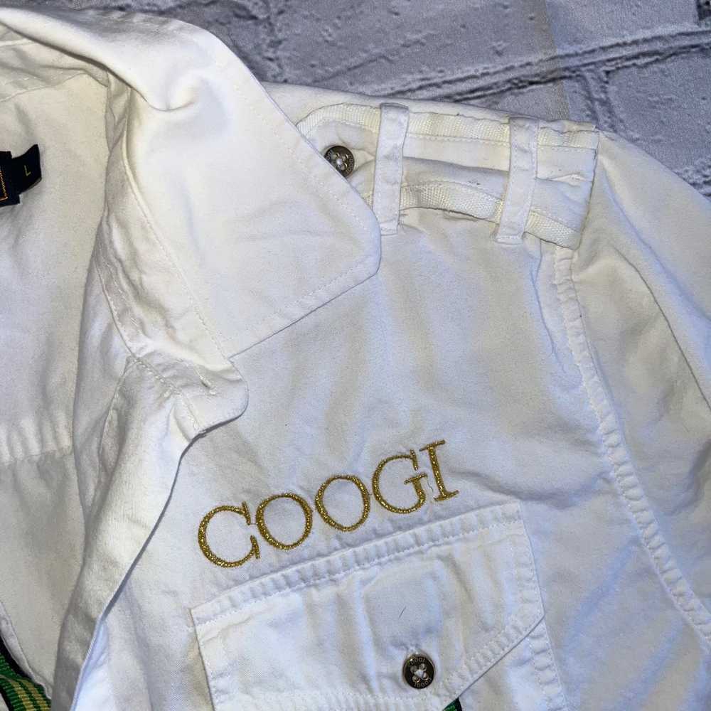 Coogi Coogi Large Mens Button Down Shirt White Ep… - image 4