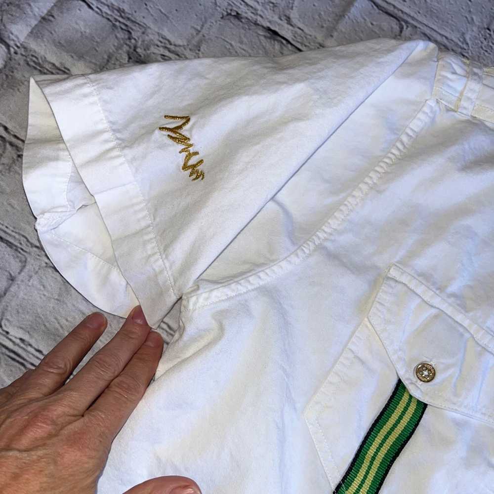 Coogi Coogi Large Mens Button Down Shirt White Ep… - image 6