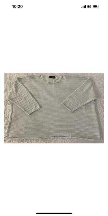 Eskandar Sideways Ribbed Knit Square Sweater