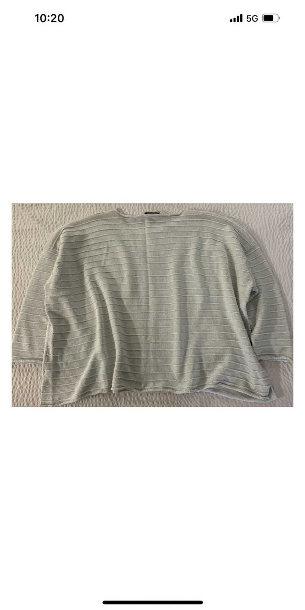 Eskandar Sideways Ribbed Knit Square Sweater - image 8