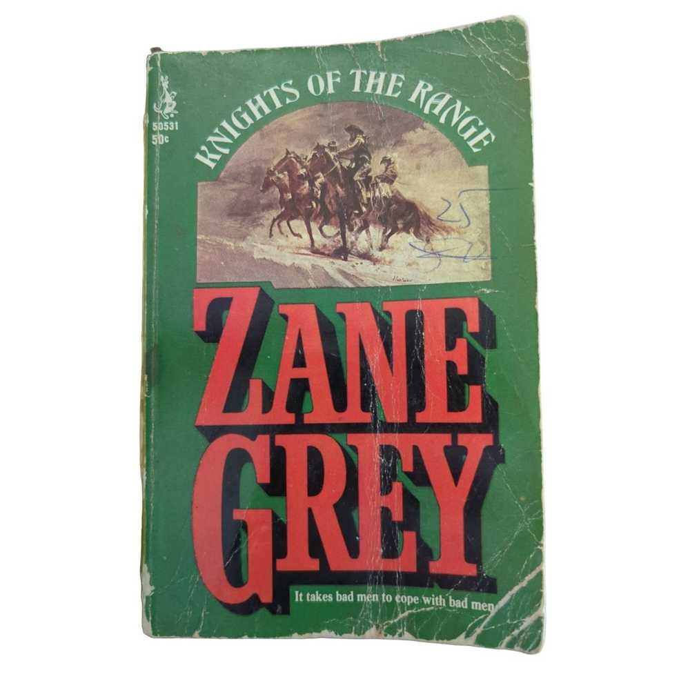 Unkwn Paperback Book Knights of the Range Zane Gr… - image 1