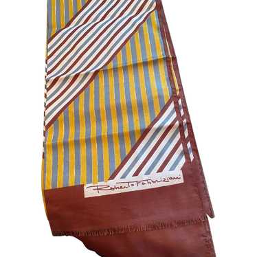 Vintage 60s Roberto Fabbriziani silk scarf - image 1