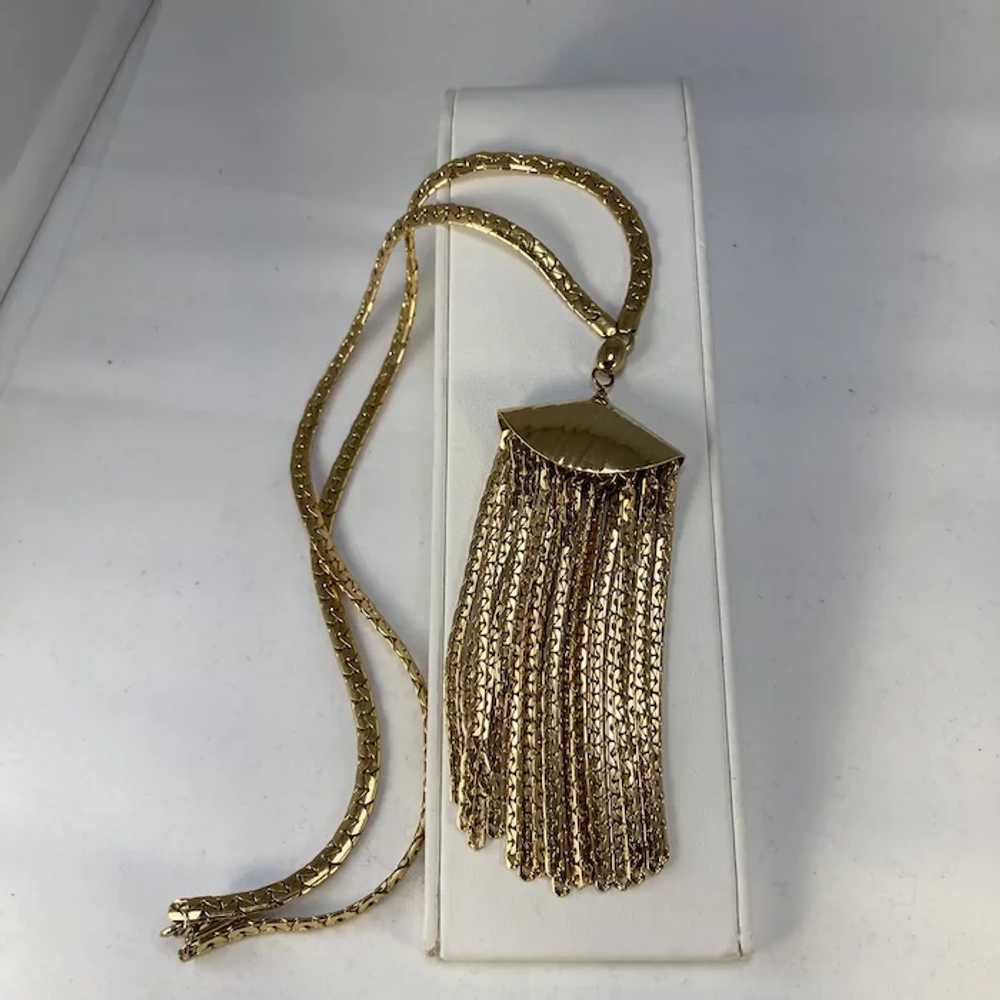 Vintage Napier Necklace with Tassel - image 10