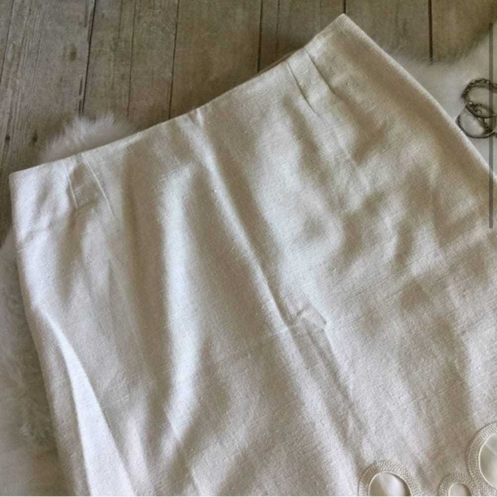 Etro Silk mini skirt - image 4
