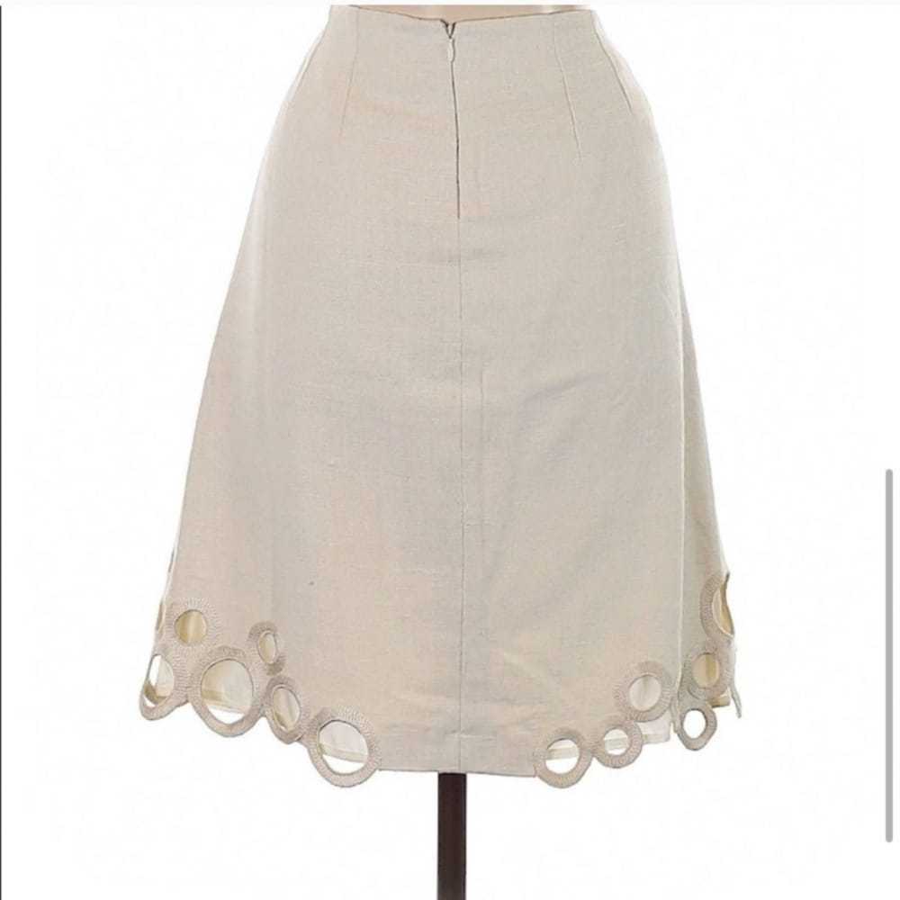Etro Silk mini skirt - image 6