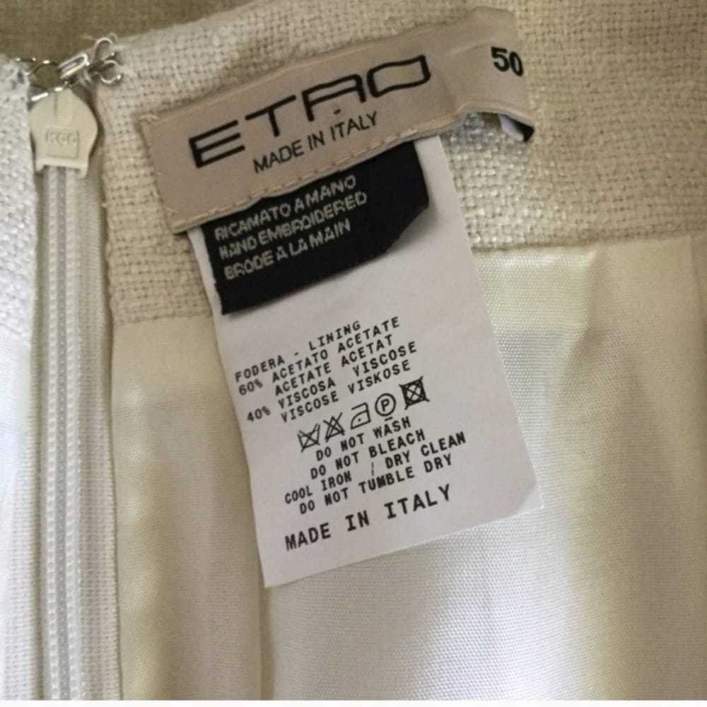 Etro Silk mini skirt - image 7