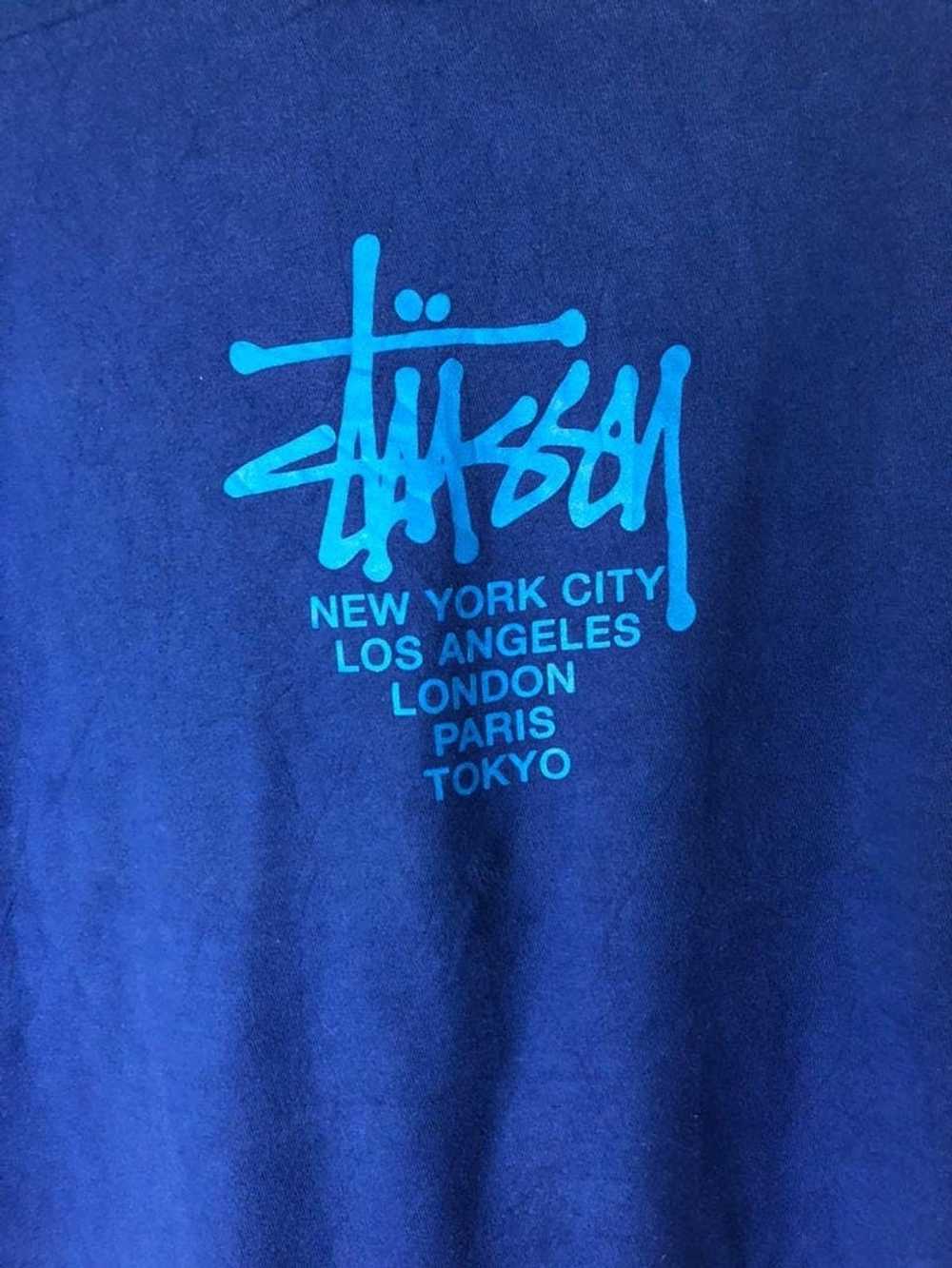 Stussy New York London Los Angeles Tokyo Paris Bronx T-Shirt Mens Small S