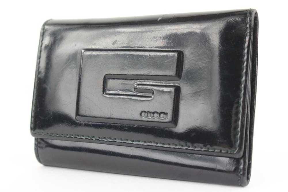 Gucci Gucci Black Patent 6 Key Holder Keychain Po… - image 12