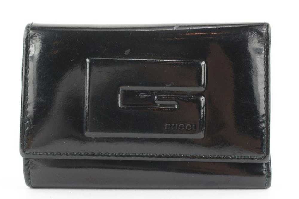 Gucci Gucci Black Patent 6 Key Holder Keychain Po… - image 1