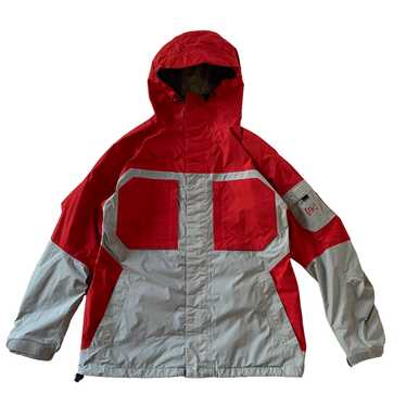 Burton AK red and grey blocked jacket. large - image 1
