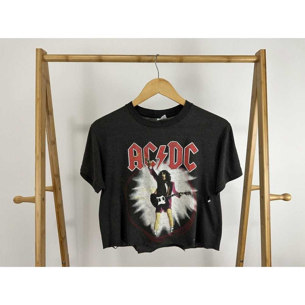 Ac/Dc × Band Tees × Vintage VTG 80s AC/DC Blow Up… - image 1