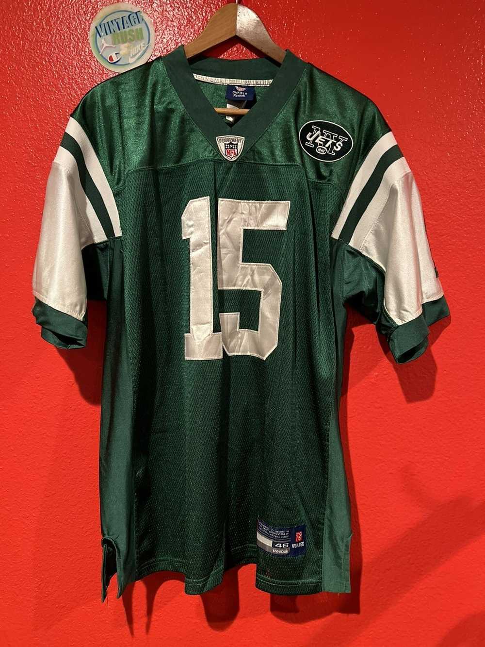 Reebok Jets Tim Tebow Jersey Sewn In Authentic Ra… - image 3