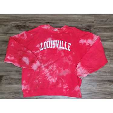 The Unbranded Brand Vtg Louisville Bleach-dyed Swe