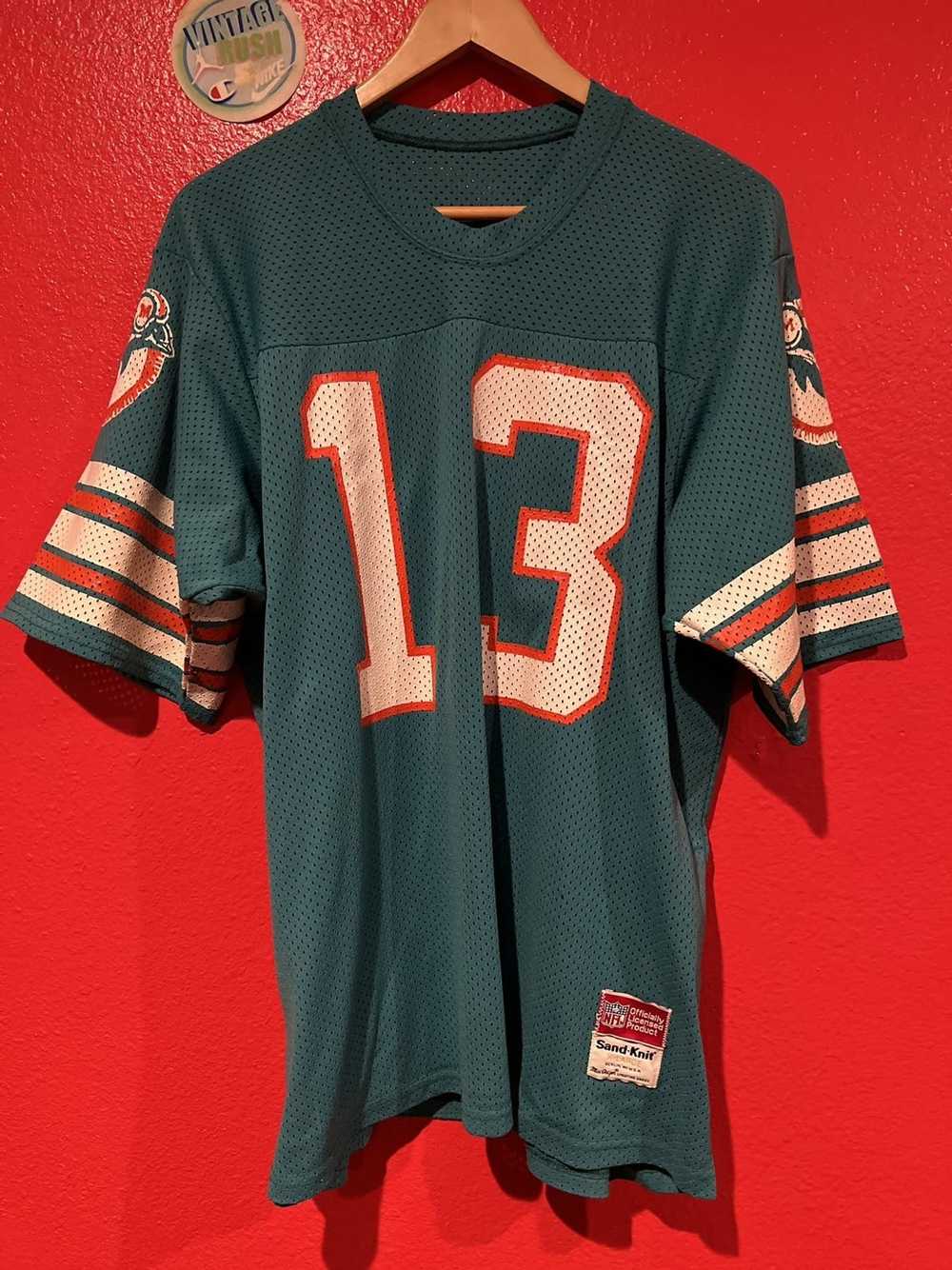 Vintage Miami Dolphin Dan Marino 13 NFL Jersey by Sand Knit, Men's