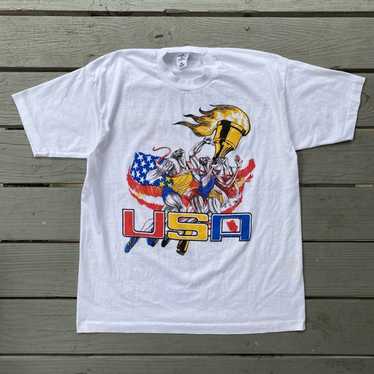 Vintage 80s Baseball Shirt Ringer Tee Playball 1980s T-shirt