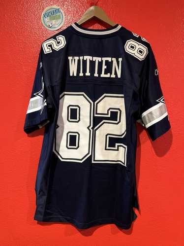 Reebok, Shirts & Tops, Onfield Reebok Nfl Youth M Blue Cowboys Dallas  Jason Witten 82 Jersey Shirt