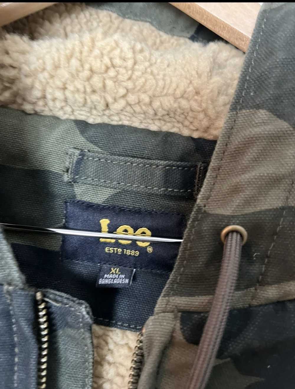 Lee × Streetwear Lee Camo Print Sherpa Lined Cott… - image 4