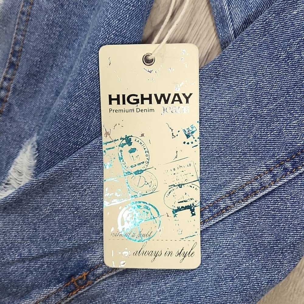 High Sierra Highway Destroyed Jacket Jean's Size M - image 3