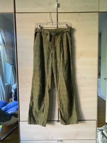 Vintage 70s Kempel yellow herringbone pants