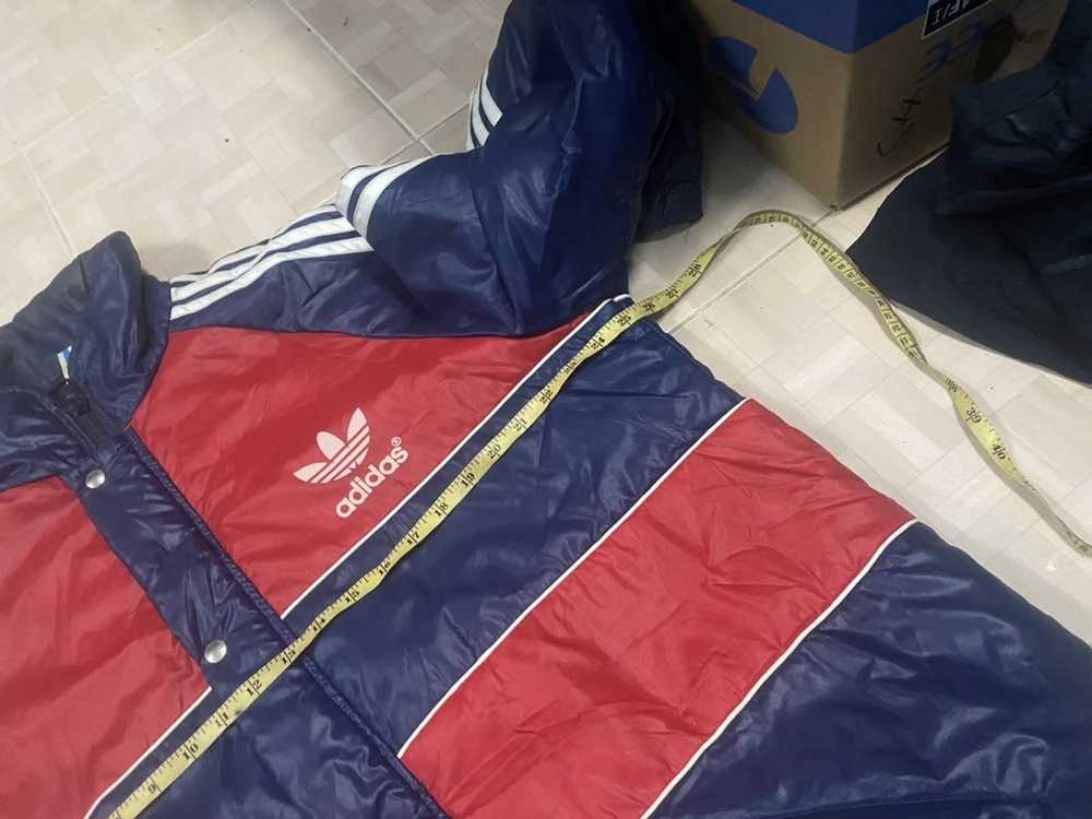 Adidas RARE VINTAGE ADIDAS PUFFER RED BLUE MADE I… - image 10