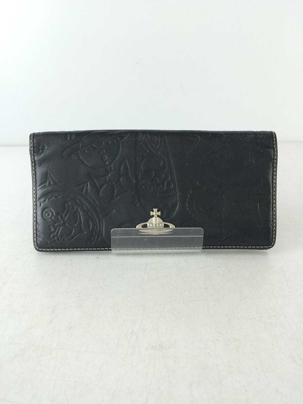 Vivienne Westwood Embossed Orb Logo Leather Long … - image 1