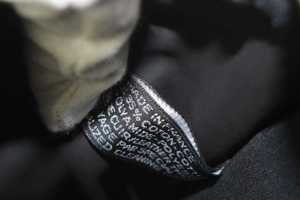 Hermes Hermès Black Canvas x Leather Herline Roll… - image 5