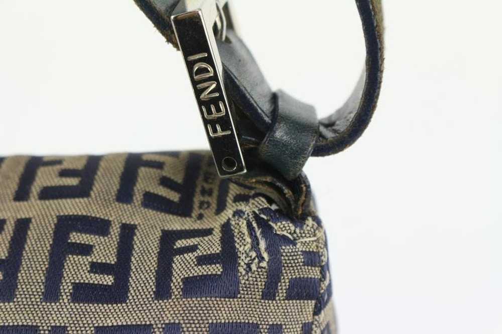 Fendi Fendi Mini Zucca Navy Blue Zucchino Canvas … - image 10