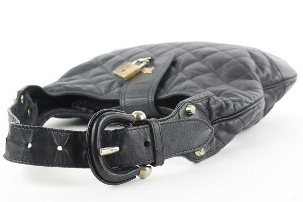 Burberry Burberry Black Quilted Leather Brook Hob… - image 8