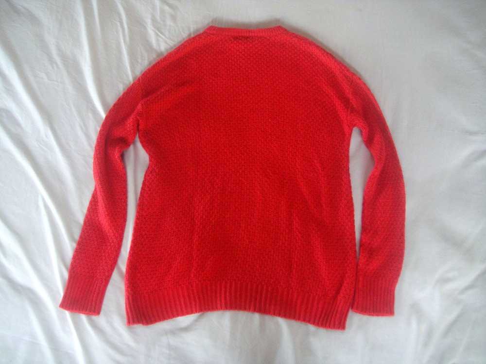 Handmade × Vintage Vintage Bright Red Knitwear Sw… - image 5