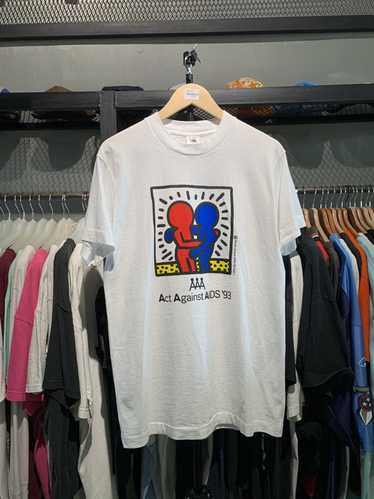 Fruit Of The Loom × Keith Haring × Vintage Keith … - image 1