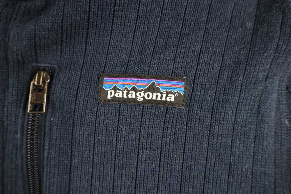 Vintage Patagonia Box Logo Ribbed Half Zip Pullov… - image 5