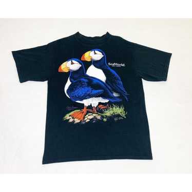 Streetwear Seaworld San Diego Puffin Bird T-Shirt… - image 1