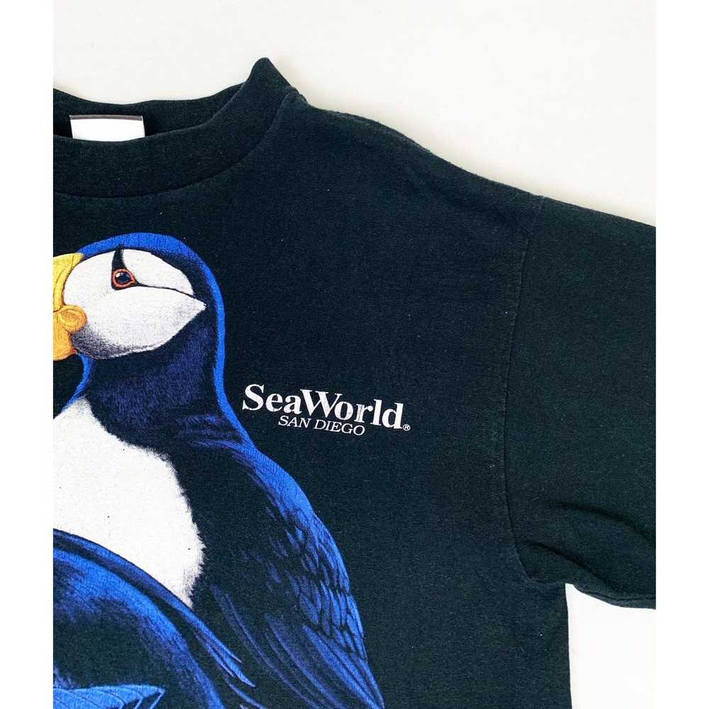 Streetwear Seaworld San Diego Puffin Bird T-Shirt… - image 3