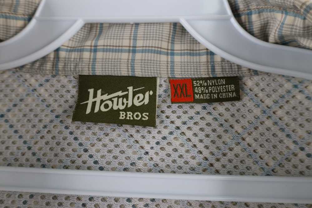 Vintage Howler Bros Checkered Collared Long Sleev… - image 4