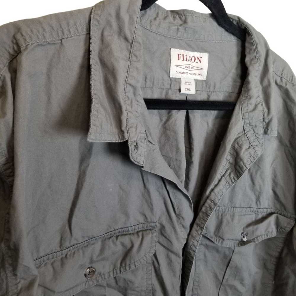 Filson C. C. Filson 3XL Long Sleeves Button Front… - image 4