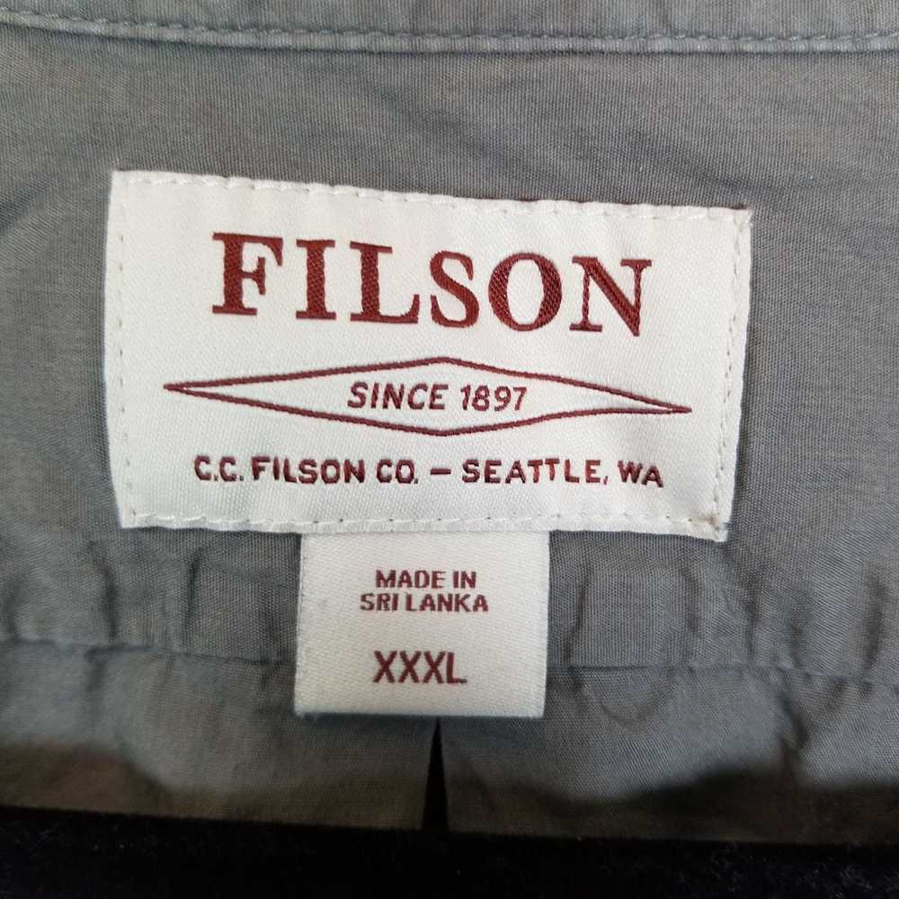 Filson C. C. Filson 3XL Long Sleeves Button Front… - image 6