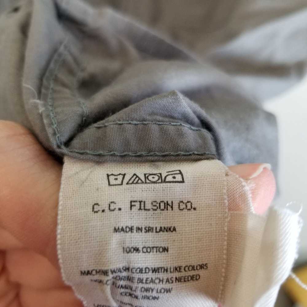 Filson C. C. Filson 3XL Long Sleeves Button Front… - image 8