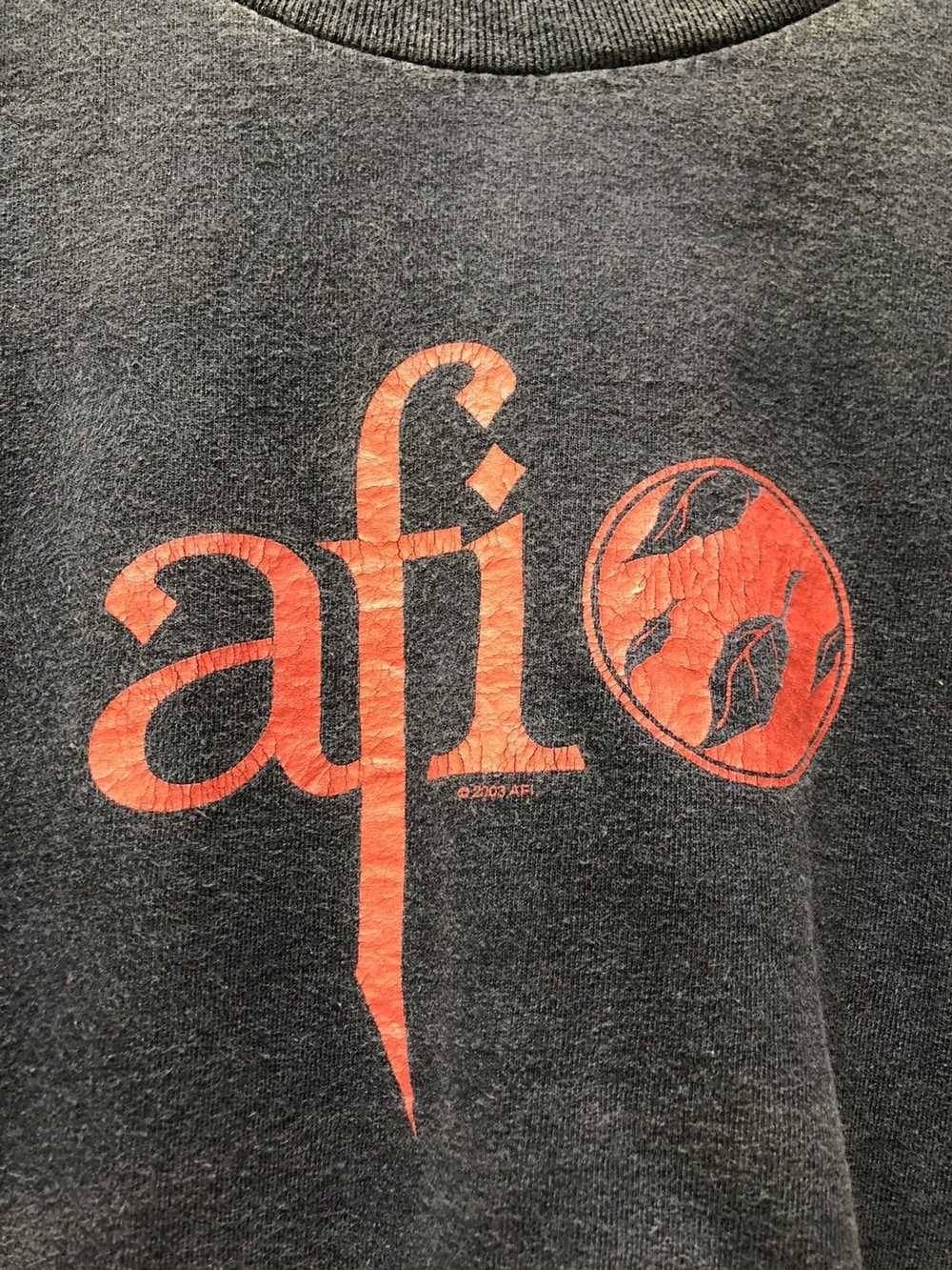 Band Tees × Vintage Vintage Afi band shirt 2003 p… - image 3