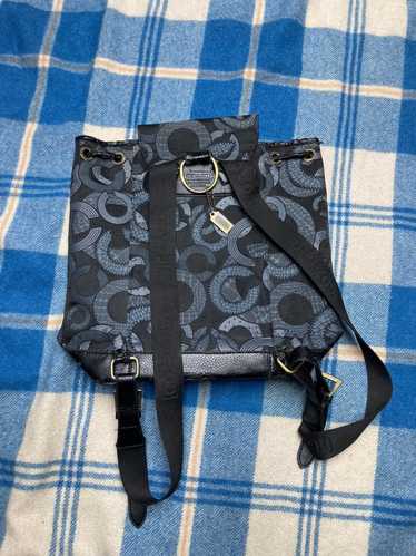 Coach × Designer × Leather Coach backpack purse ha