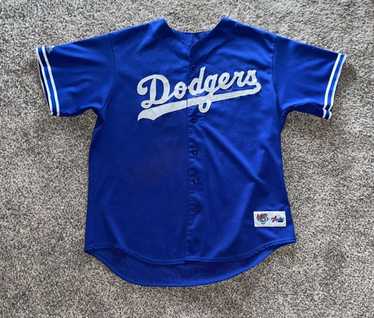 VTG Los Angeles Dodgers MLB newest Majestic Blue Mesh Jersey Youth XL