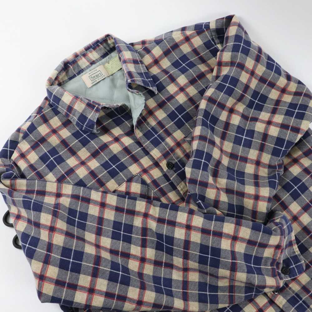 Sears × Vintage Vintage Sears Lined Flannel Shirt… - image 3