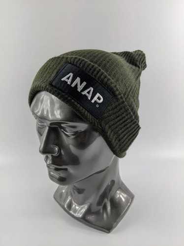 Japanese Brand Anap Stripe Knit Beanie Hat Snowcap - image 1