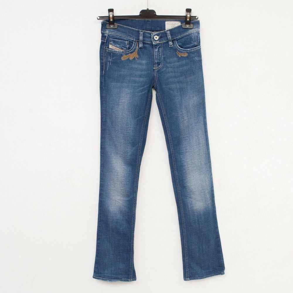 Diesel LIV Stretch W24 L32 Jeans Straight Low Ris… - image 1