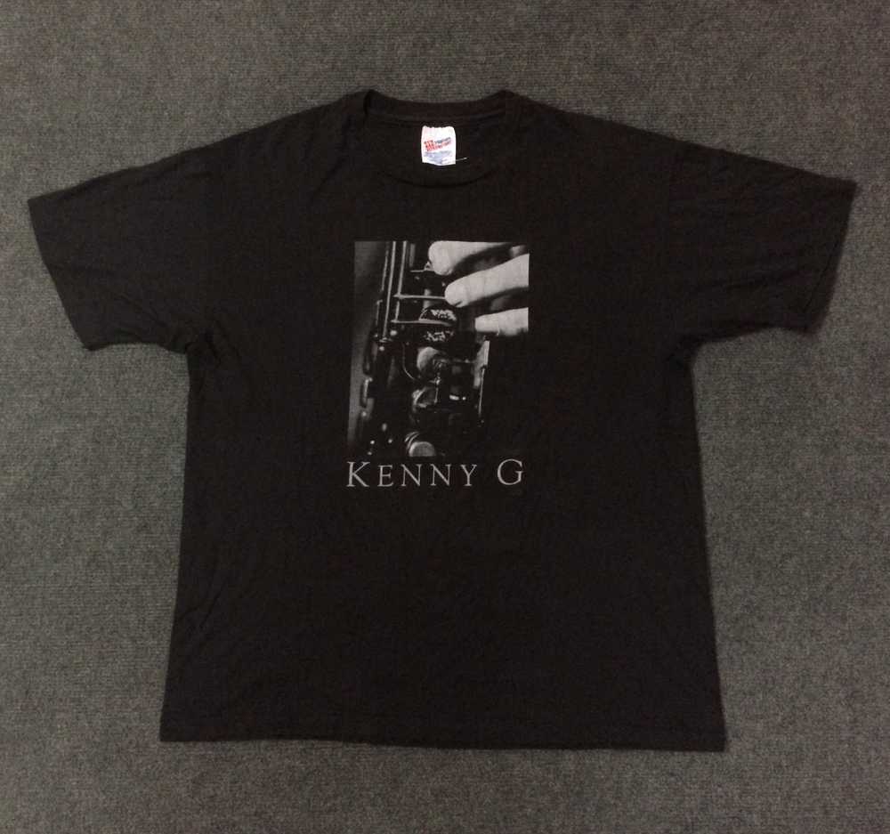 Band Tees × Vintage Kenny G Jazz Flute American s… - image 1