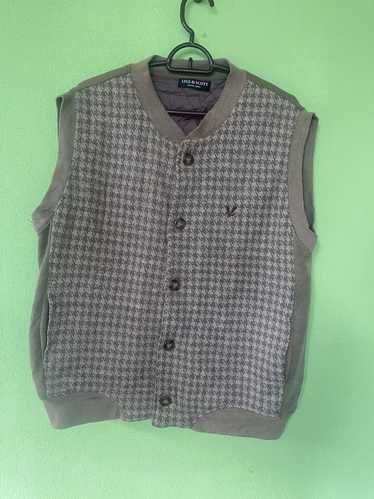 Lyle & Scott VINTAGE HOUNDSTOOTH LYLE & SCOTT VEST