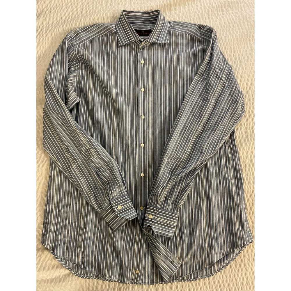 Etro Spread Collar Striped Sport Shirt - image 2