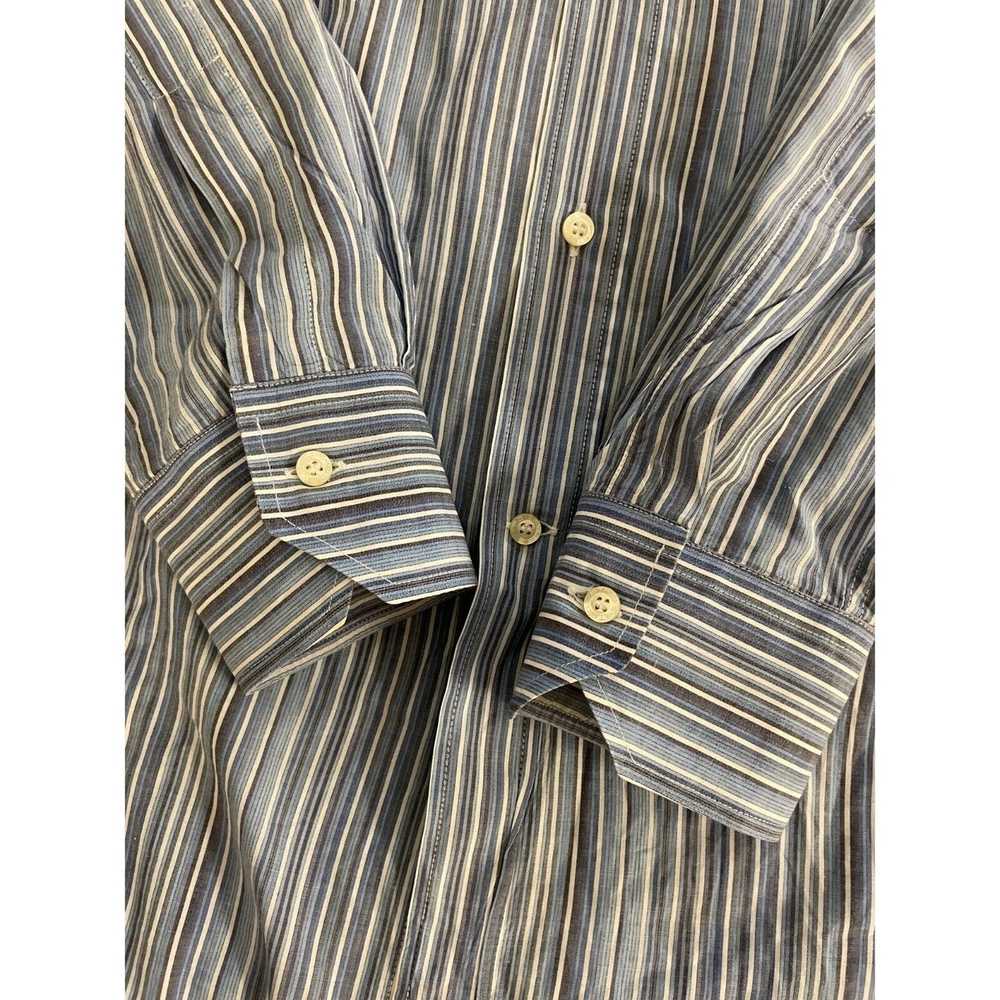 Etro Spread Collar Striped Sport Shirt - image 3