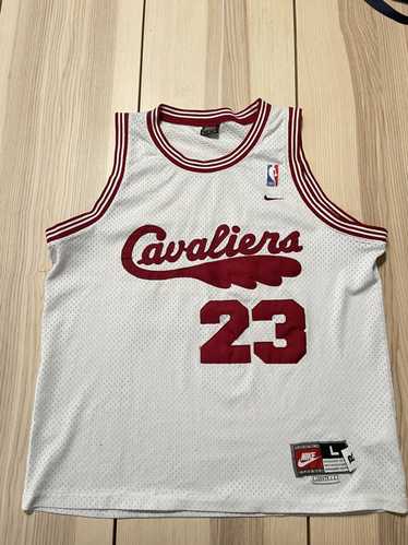 Vintage Nike LEBRON JAMES CLEVELAND CAVALIERS NBA Team JERSEY Youth Large  +2
