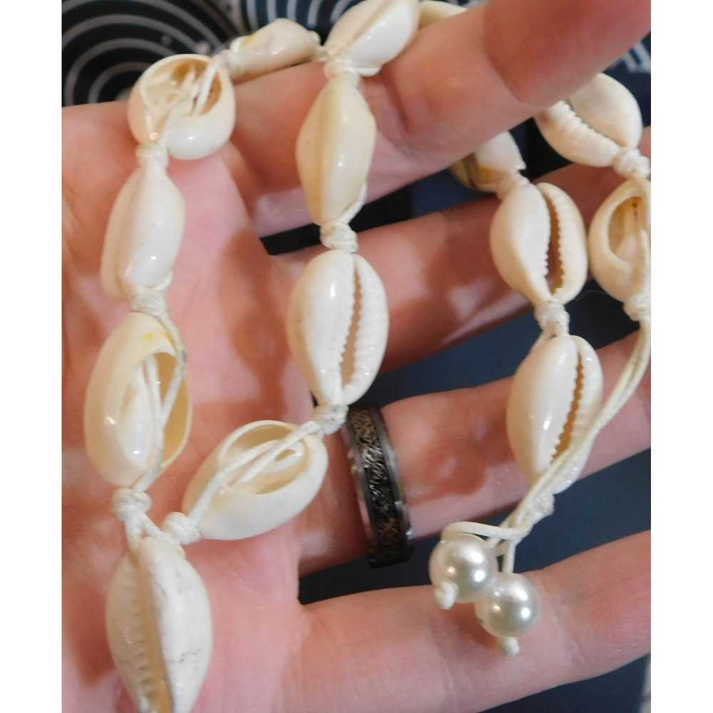 Other Sliced Cowrie Shell Necklace - image 4