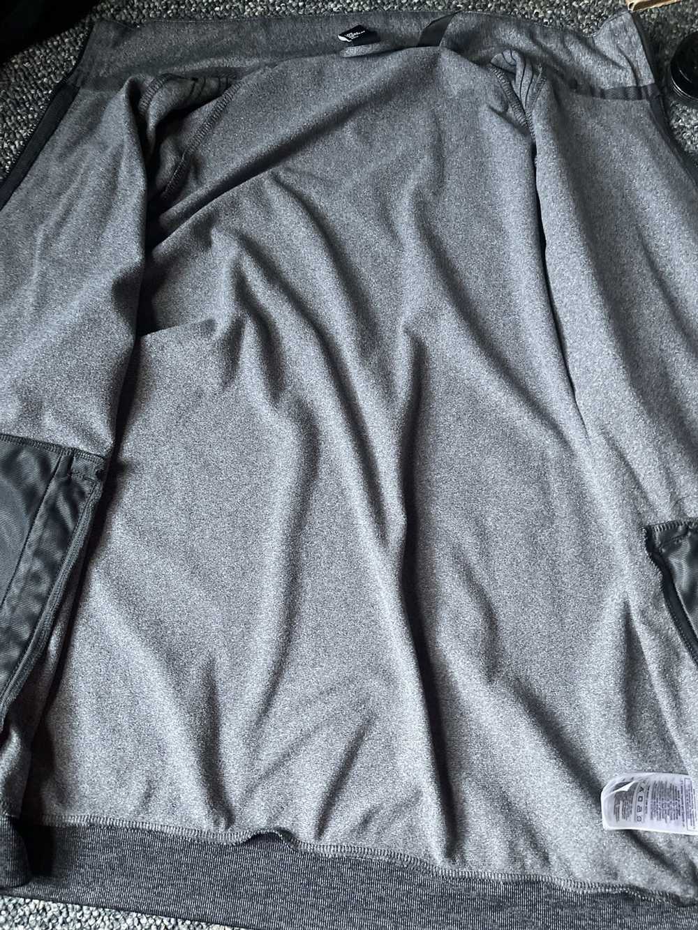 Adidas Gray Adidas Zip-up Sweatshirt Hoodless L - image 3